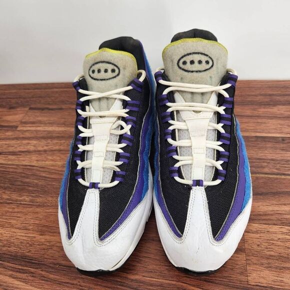 Nike DD9600 100 Men Air Max 95 Kaomoji White Blue Gray Purple Running Shoes 10.5 main image 8